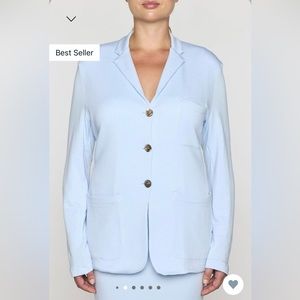 BLEUSALT Big Rock Blazer, Light Blue, Sz Small. NEW